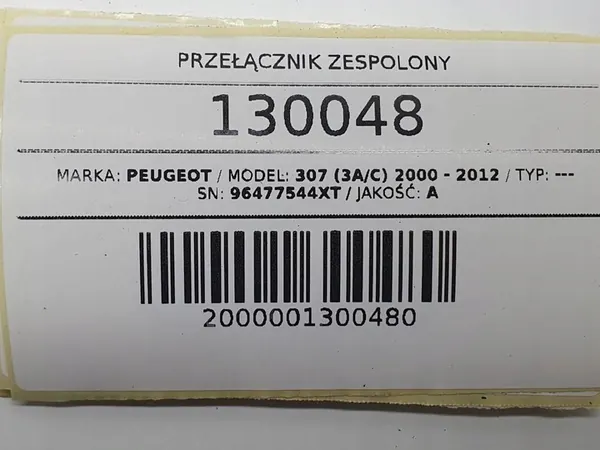 Gecombineerde schakelaar Peugeot 307 96477544XT image 9