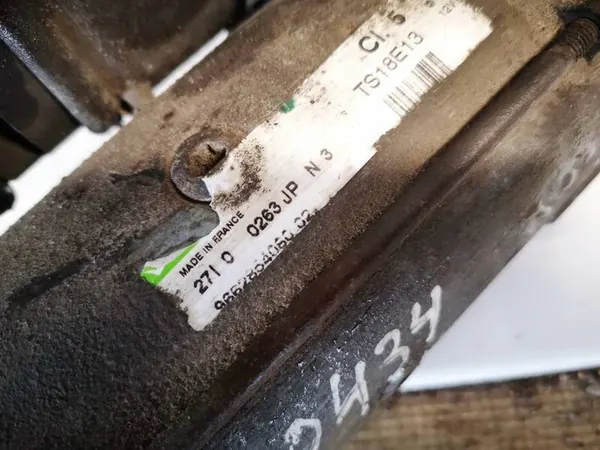 Motor de arranque Citroen C3 2010 1.4L 9662854080 image 4