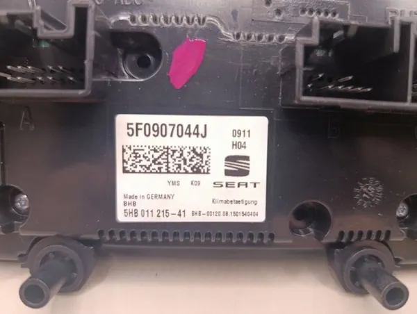 Panneau clim Seat Leon 5F 5F0907044J image 4