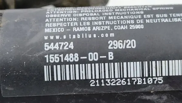 Tesla 155148800B Actuador de maletero - Usado image 6