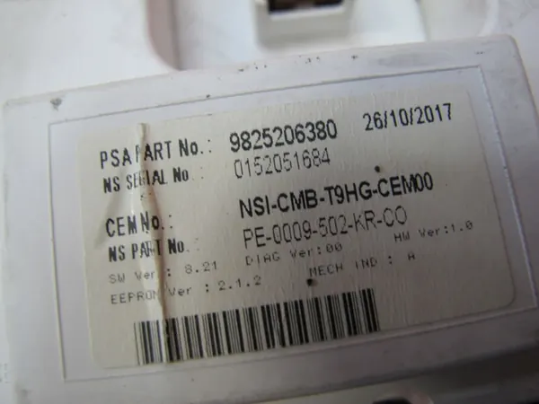 PEUGEOT 308 II 2 T9 LIFT 1.6 BLUEHDI BHZ Instrumentenpaneel image 6