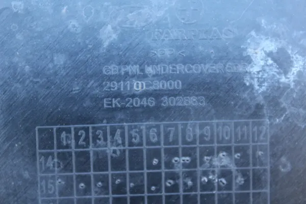 Hyundai Motorplåt 29110-C8000 image 4