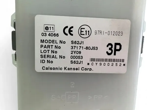 Module de verrouillage central Suzuki SX4 OEM 3717180J53 image 3
