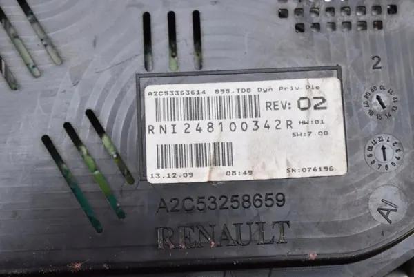 OEM A2C53363614 Compteur Renault Megane 3 III image 8