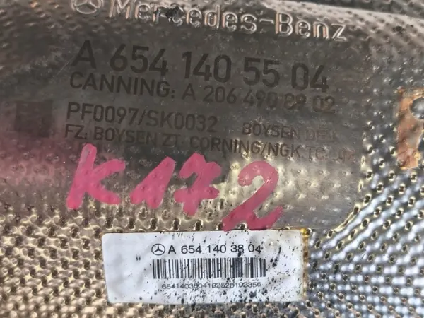 Mercedes DPF-katalysator OEM A6541405504 voor W213 W214 W206 image 5
