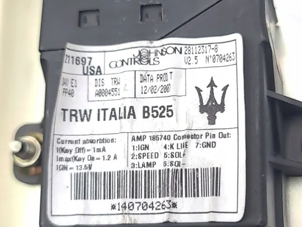 Module direction assistée Maserati Quattroporte 2008 OEM 211697 image 6