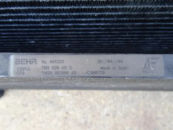 SHARAN GALAXY ALHAMBRA TDI Ilmastointijäähdytin image 7