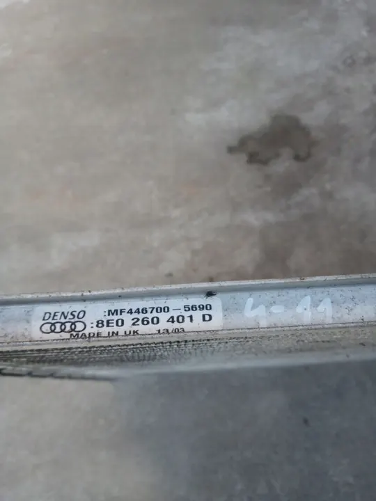 AUDI A4 B6 B7 A6 TDI AC-kondensaattori image 7