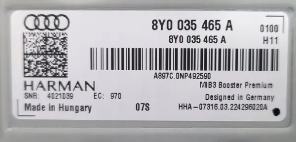 Bang & Olufsen Audiosystem OEM 8Y0035465 Audi A6 image 5