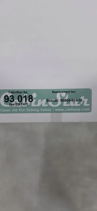 Suzuki Jimny kupéfilter OEM 9586081A10 image 4