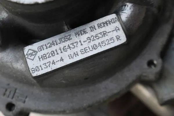 Turbocompressor RENAULT DACIA 1.5 dCi H8201164371 image 4