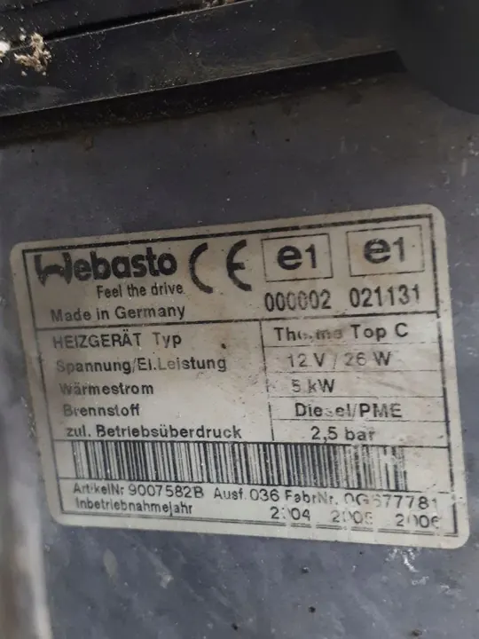 Aquecedor Webasto VW Touareg 2.5 TDI image 5