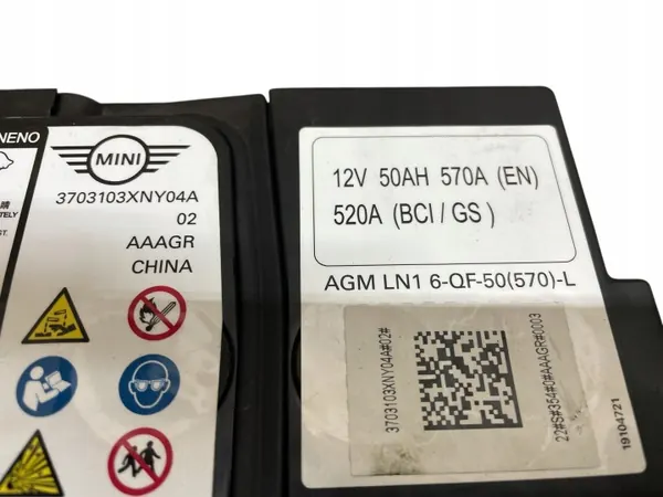 AGM Start-Stop accu OEM AKUMULATOR 12V 50AH 570A MINI image 3