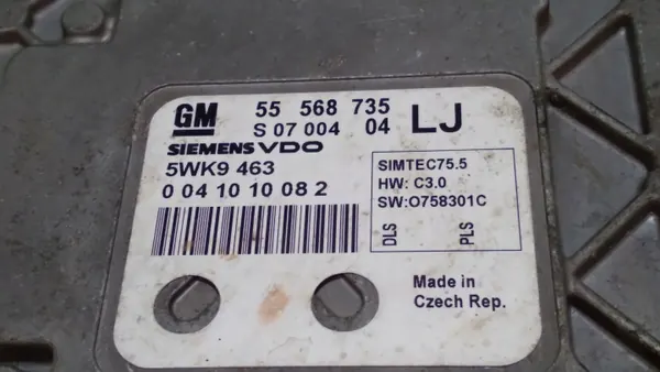 Motorstyrenhet OEM 55568735 för Opel Astra H image 3