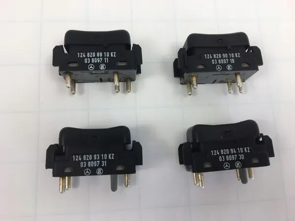 Conjunto de Interruptores de Janela Elétrica Mercedes W124 OEM image 8