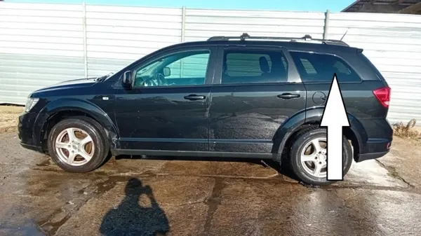 Karossglas vänster bak AS3 mörk FIAT FREEMONT OEM image 2