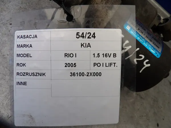 Arrancador Kia Rio I 1.5B image 4