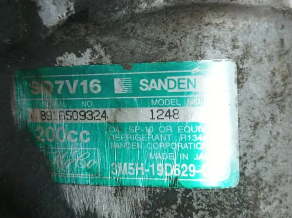 Compresseur climatisation OEM 3M5H-19D629-GD Ford C-MAX image 4