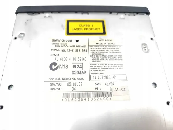 Cambiador CD BMW E60 OEM 6956939 - Usado image 7