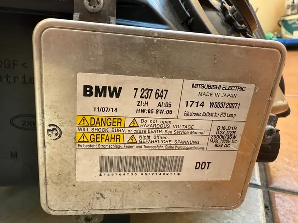 BMW 7 F01 Dynaaminen Xenon Oikea Ajovalaisin Täydellinen OEM image 7