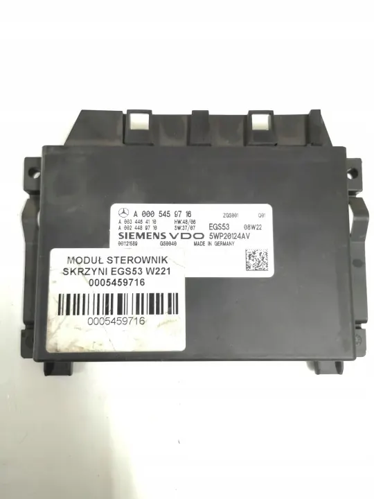 Module de contrôle transmission OEM 0005459716 W221 W216 image 2
