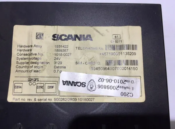 SCANIA Unidade de controle, RTC image 2