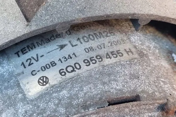 Framstötfångare SKODA FABIA I 6Q0959455H 1.9L diesel 2006 image 2