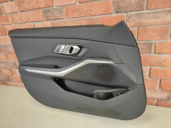 OEM 9460727 Voorlinker Deurbekleding Leder Zwart image 3