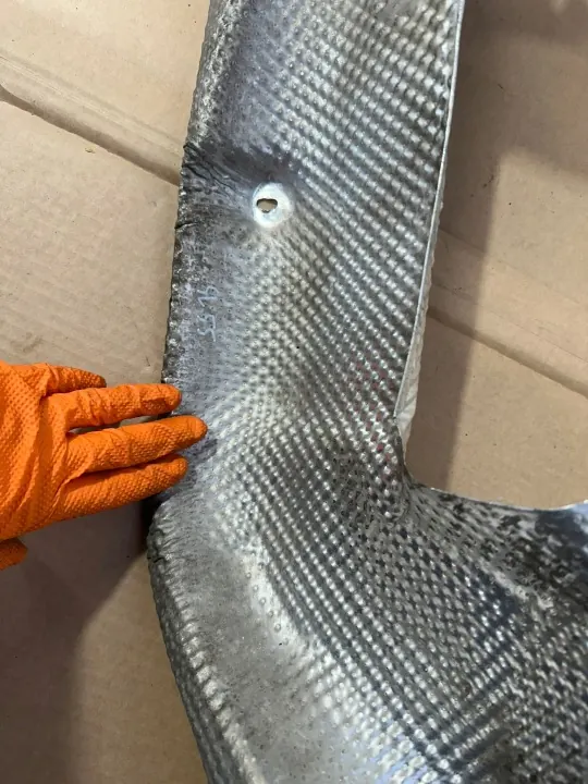 Aluminium underrede värmesköld Mercedes SL R230 image 4