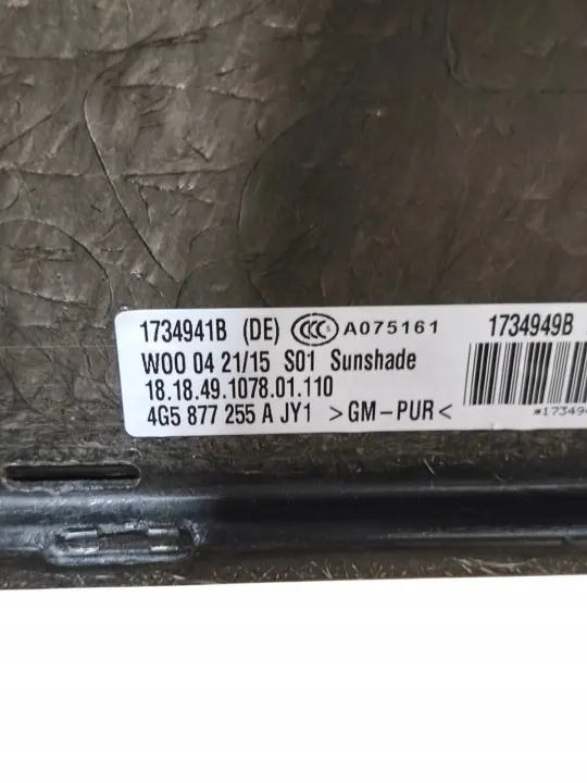Teto Solar Audi OE OEM 4G5877255A para A6 C7 Sedã image 7
