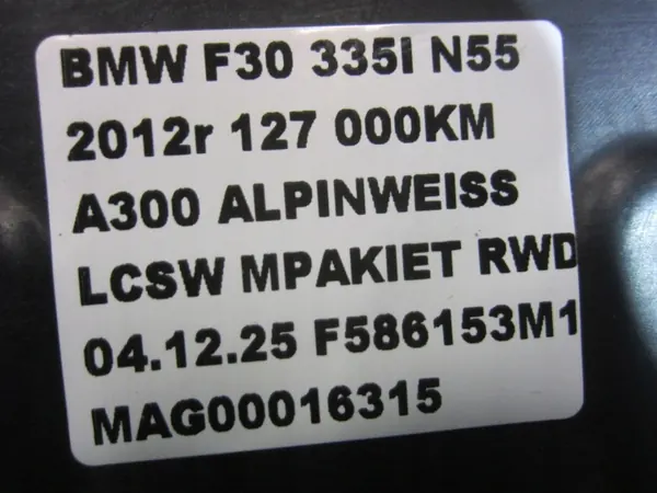 BMW 3 F30 Proteção Inferior Motor OEM 31146850067 image 8