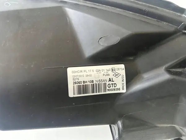 Vasen Ajovalot Nissan Note 1 E11 09-14 OEM 26060BH10B image 4