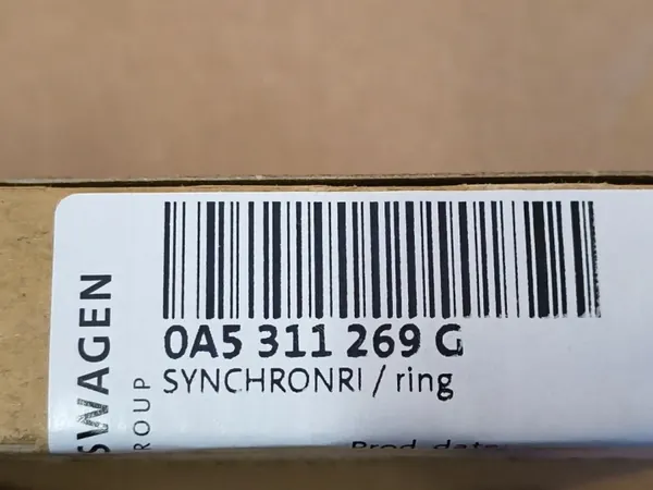 Synchronisatiering OEM 0A5311269G voor VW Seat Skoda Audi image 4