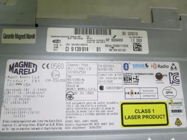 Radio BMW OEM 9139914 - Estado usado image 3