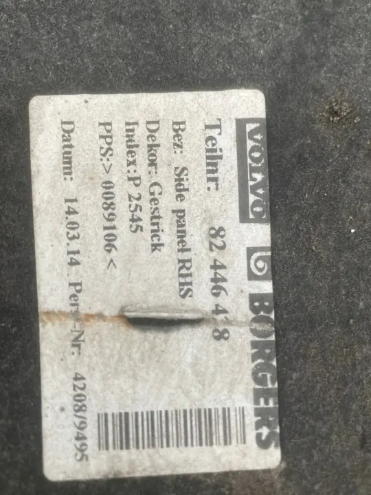 Volvo FM4 2013-2021 Rechter Cabinebekleding OEM 82446428 image 3