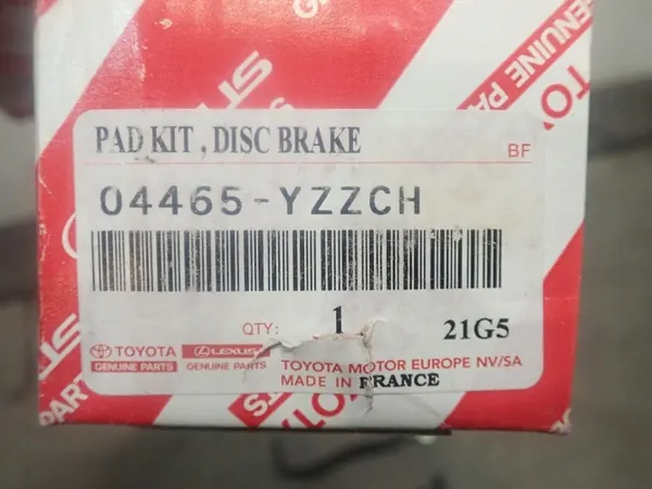 Bromsbelägg fram OEM 04465-YZZCH för Toyota Liteace image 3