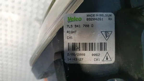 Porsche Cayenne Touareg Farol Halógeno Direito OE 7L5941700D image 6