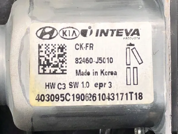 OEM 82460-J5010 Rechter Voor Raamregelaar Kia Stinger image 3