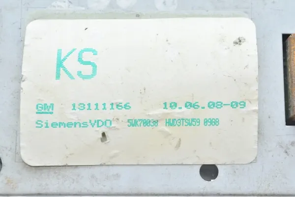 Navigatiedisplay OEM 13111166 voor Astra H Zafira B image 5