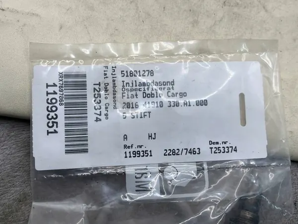 Sensor Lambda para Fiat Doblo 500 OEM 51801278 image 3