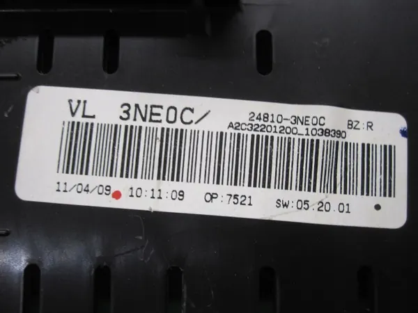 Nissan LEAF I 11r Mittarilukema OEM 24810-3NE0C image 10