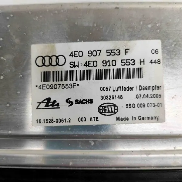 Módulo de suspensión neumática Audi A8 D3 OEM 5SG009073 image 6