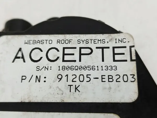 Motor de teto solar Nissan Navara D40 2006 18069005611333 image 5