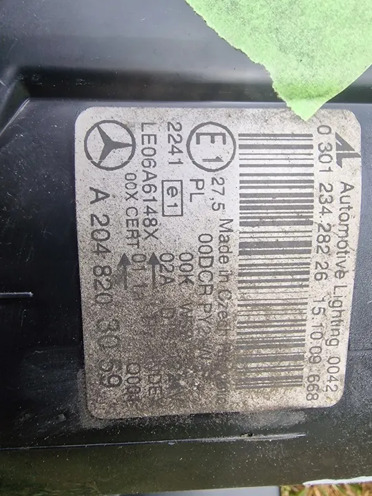 Rechter koplamp Mercedes-Benz C W204 A2048203059 image 6