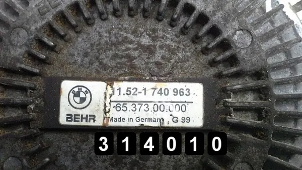 BMW Visköst Fläktkoppling OEM AM-314010 Begagnad image 3