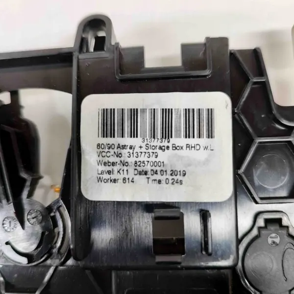 Volvo XC90 2020 middenconsole asbak OEM 31377379 image 7