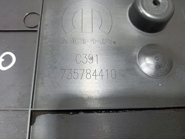 Front-Kennzeichenhalter Fiat 600 OEM 735784410 image 5