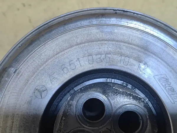 MERCEDES W204 LIFT 2.2 CDI Polia do virabrequim A6510351012 image 7