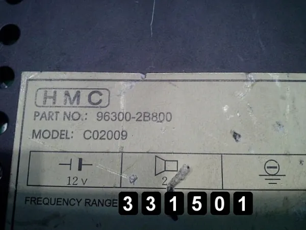 Amplificador de áudio Hyundai Santa Fe OEM AM-331501 image 3