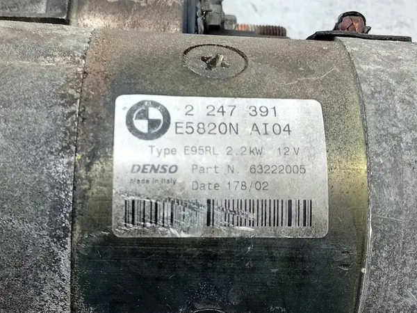 Motor de arranque BMW X5 E53 3.0 D OEM 2247391 63222005 image 5
